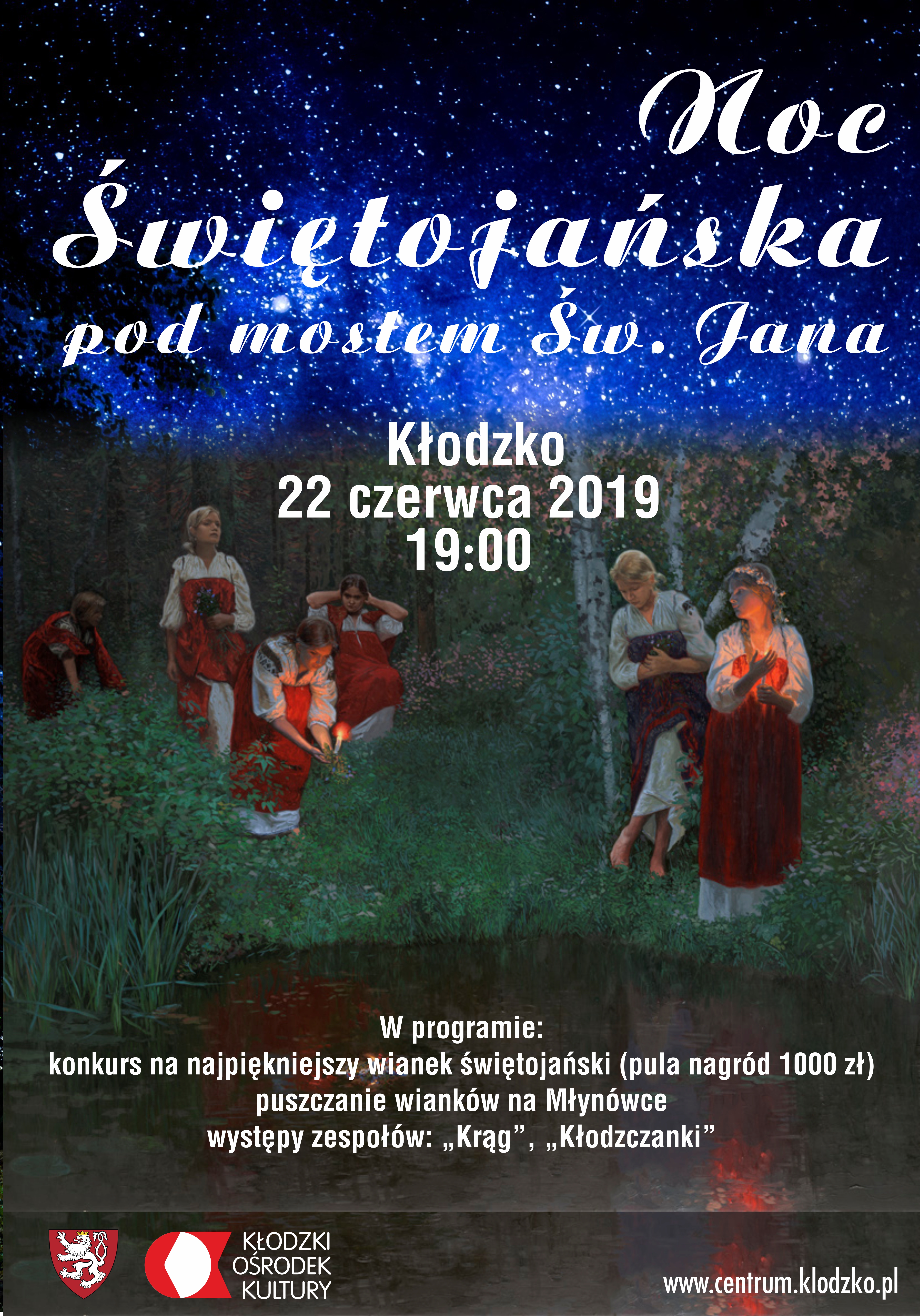 Noc Świętojańska pod mostem św. Jana