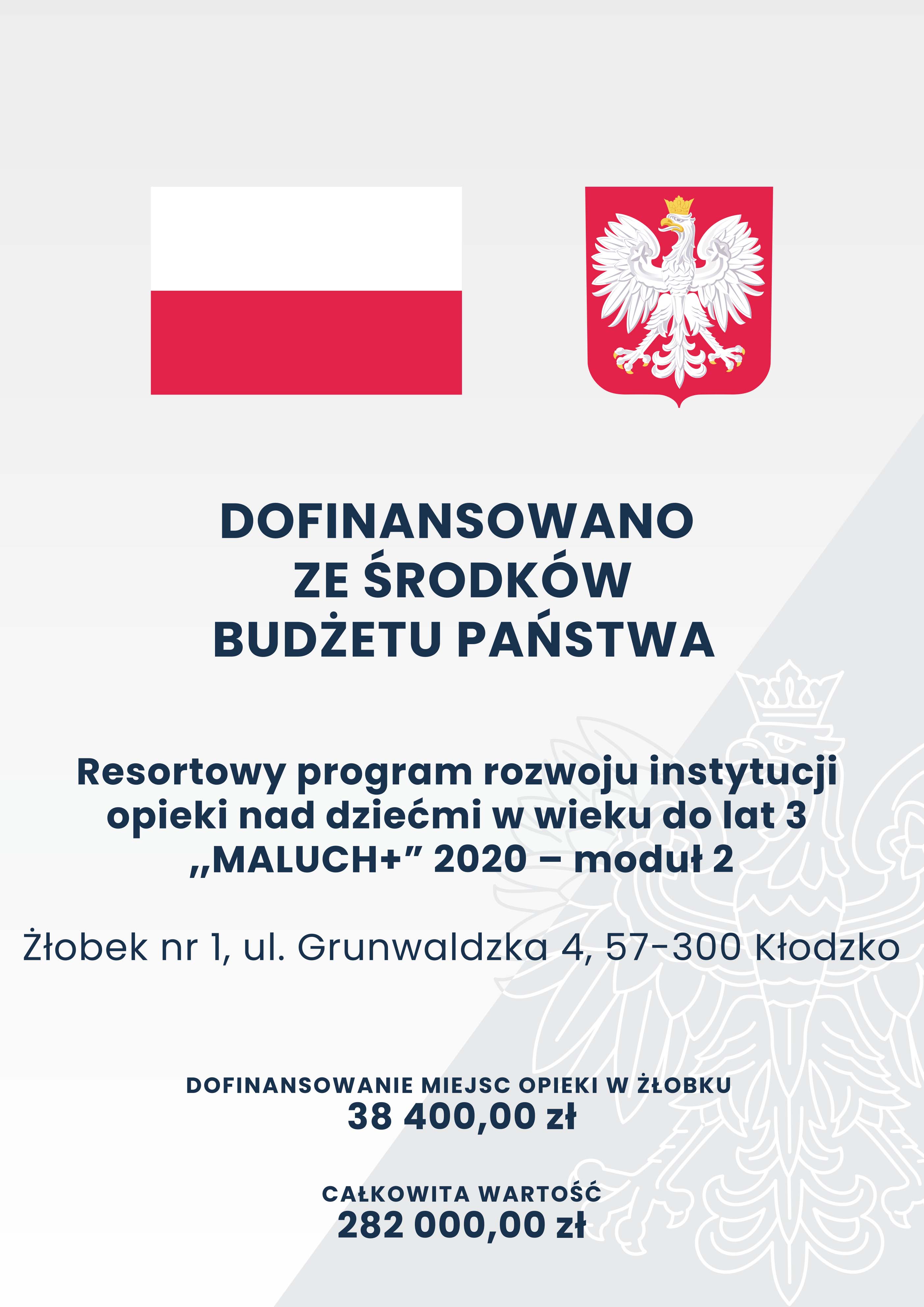 plakat budzet panstwa przedszkole nr1