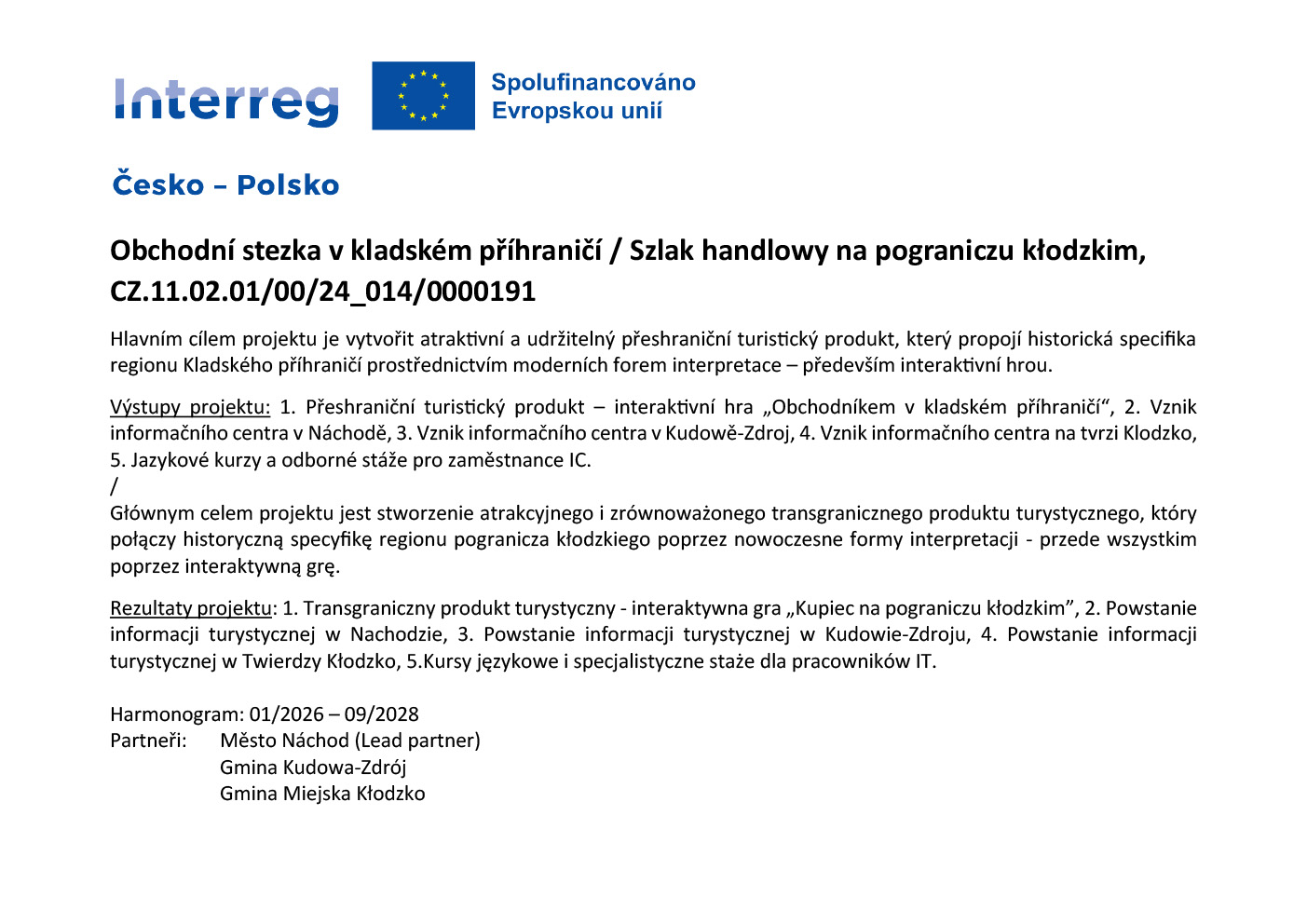 Szlak handlowy na pograniczu kłodzkim