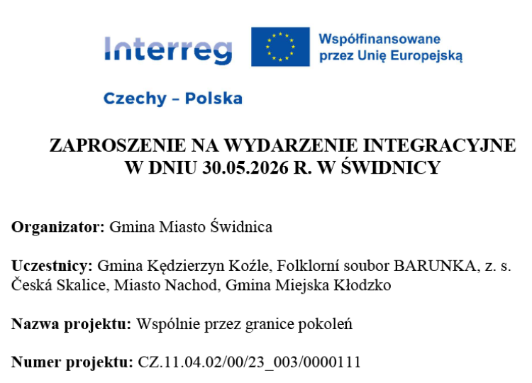 WYDARZENIE INTEGRACYJNE